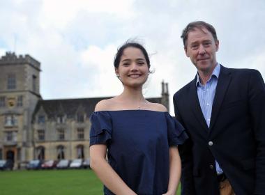 RAU student Emily Tal and Jonathan Taylor of STITA (taken Feb 2020)