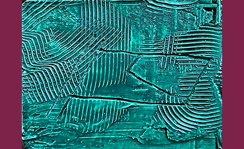 Sculpture which is a reflection from participant of the Reversing the Gaze workshop.