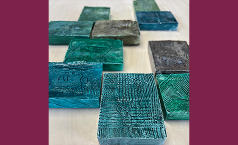 A collection of sculpture which are reflections from participants of the Reversing the Gaze workshop.